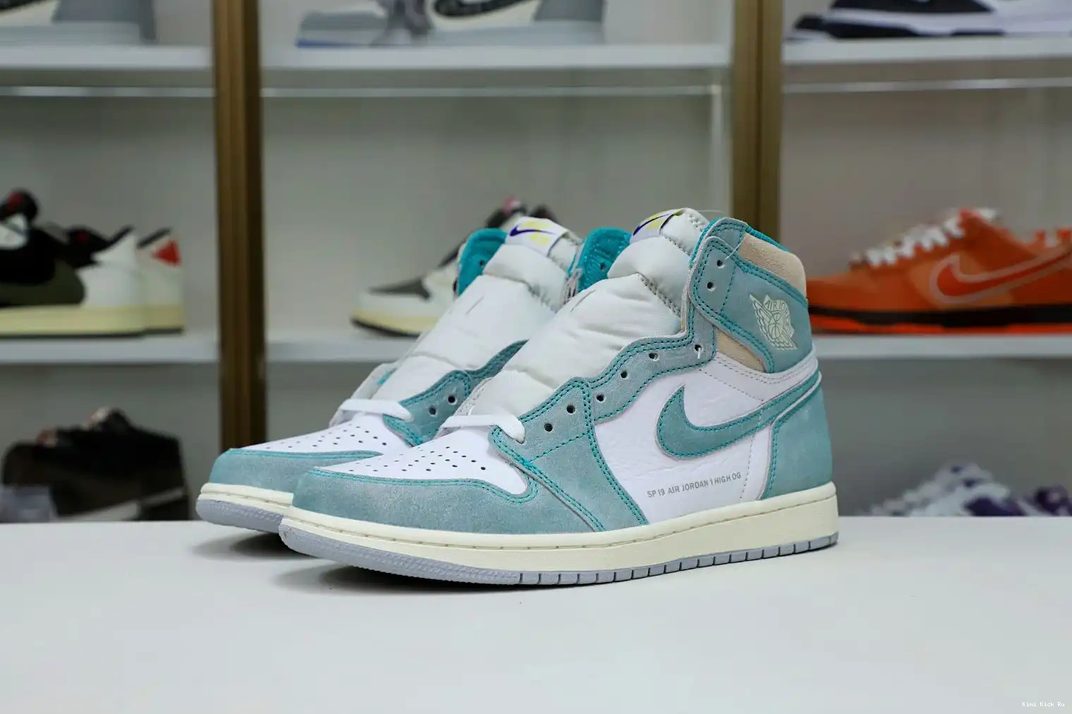 RETRO JORDAN AIR OG 'TURBO Kimikick GREEN' HIGH 1 0818